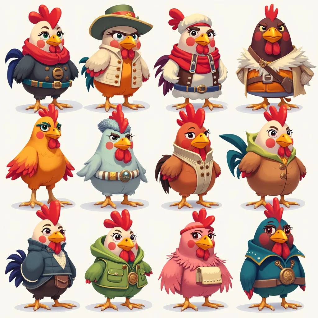 Chicken Road Characters